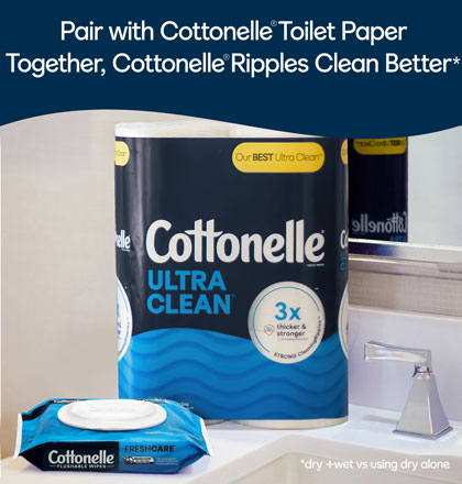 Cottonelle ultra comfort 3x more absorbent thumbnail