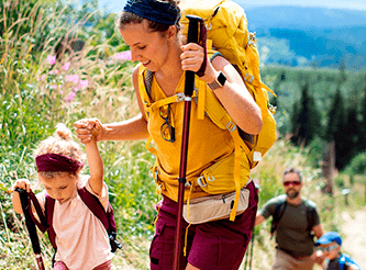 Toileting outdoors with children