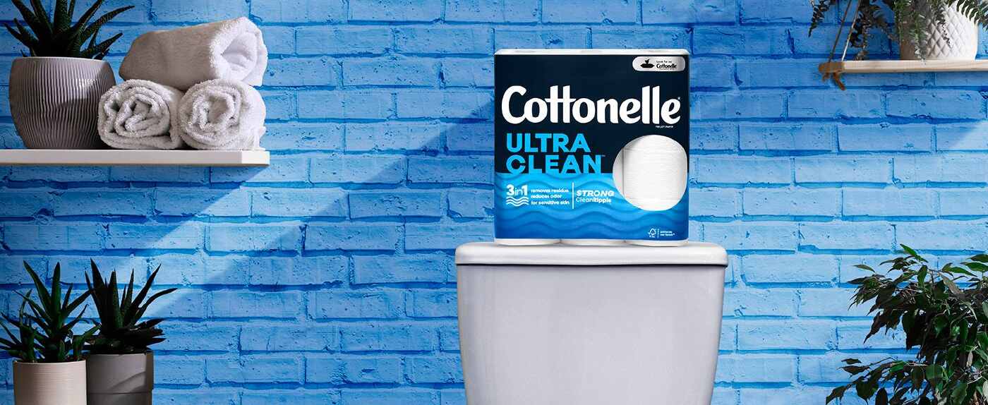 Image de premier plan Papier hygiénique Cottonelle® Ultra Clean